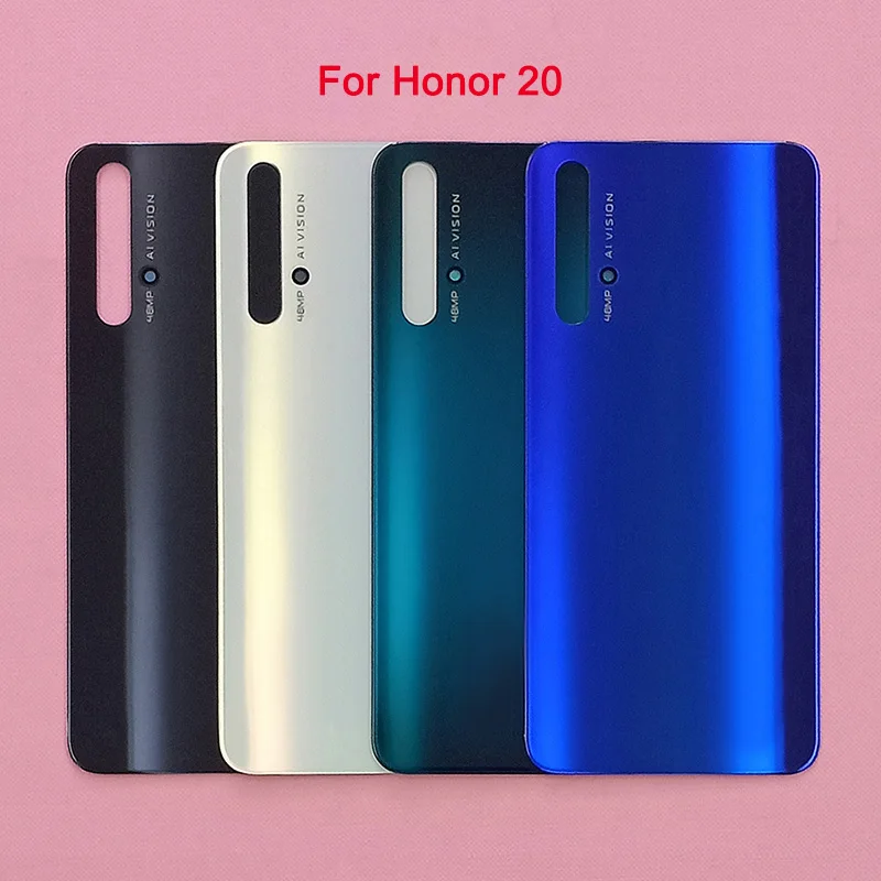 

Задняя стеклянная крышка батарейного отсека для Honor 20 Pro, чехол для Huawei Honor 20 Pro, 3D стеклянный чехол для Honor20, задняя крышка