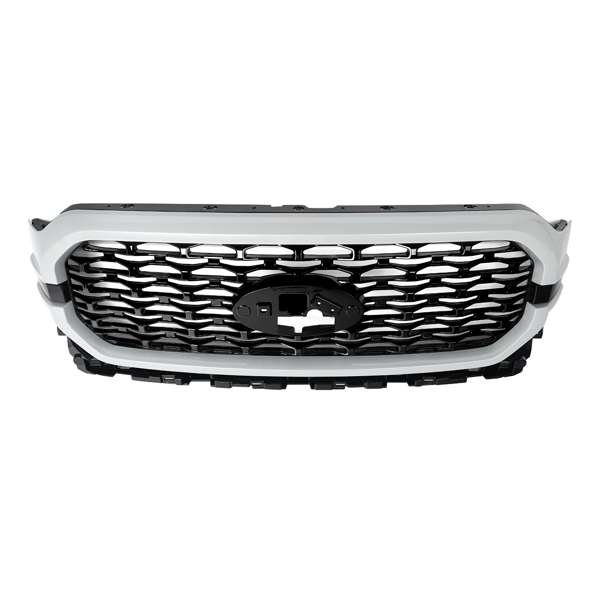 Avalanche Grey Front Upper Bumper Grille Fit For 2021-2023 Ford F150 F-150 XL XLT Honeycomb Air Inlet Mesh Grills Magickit - Image 4