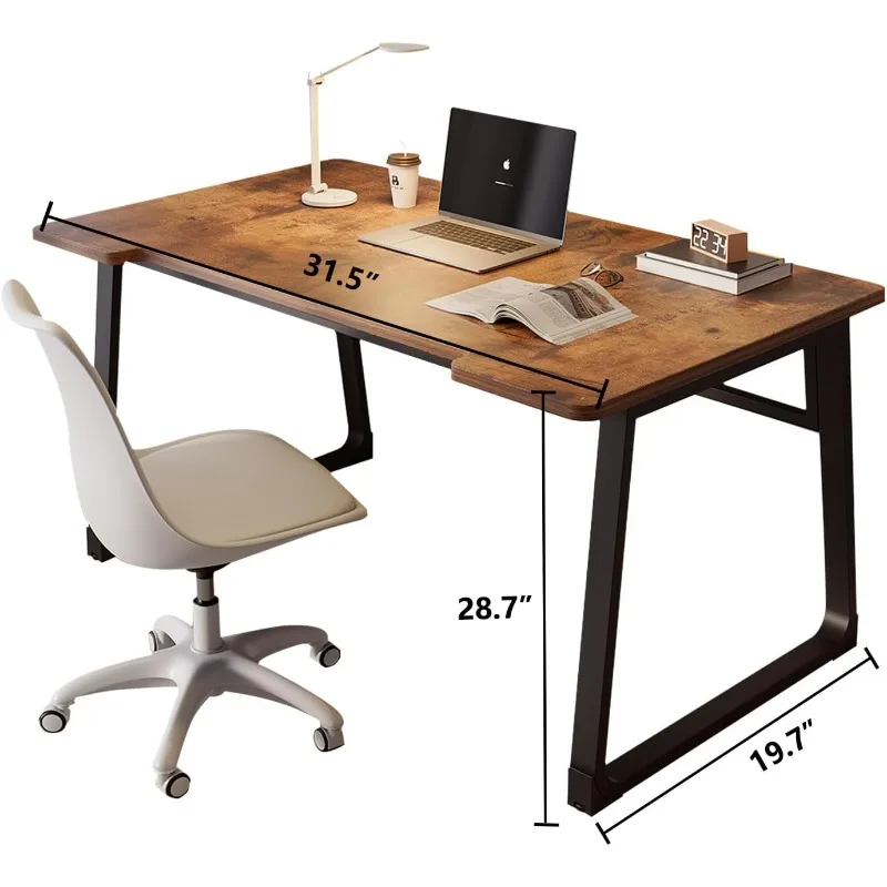 Computer Desk,31.5 Inch Small Office Desk for Bedroom Work,Student Study Writing Desk for Home Office 2