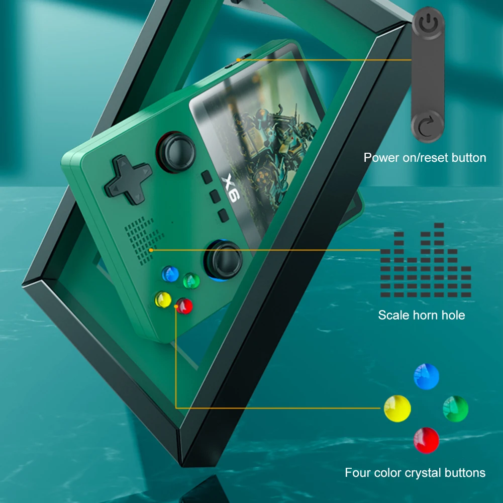 Console de jeu portable rétro 400 jeux - Jaune - Jeux vidéo