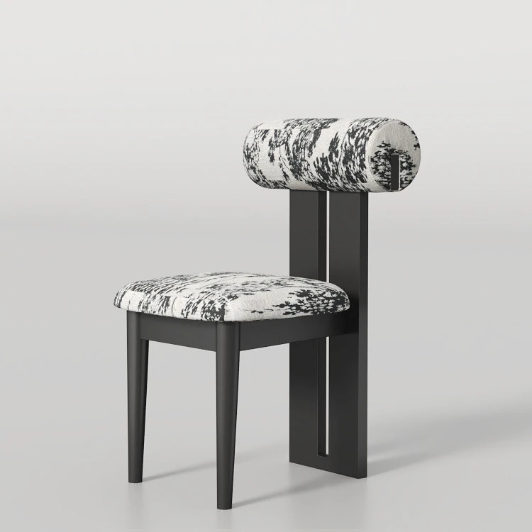 ProSeries Mid-Century Dining Chair-Solid Wood Hippo-Inspired Seating for Home & Bistro