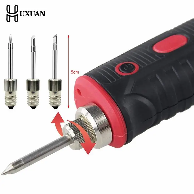 Welding Soldering Tips USB Soldering Iron Head Replacements Threaded