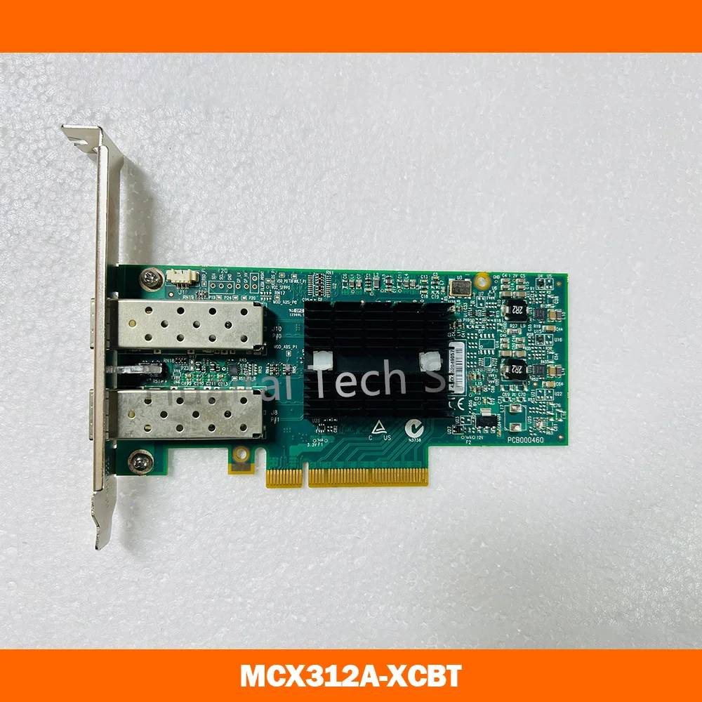 For Mellanox ConnectX 3 CX312A Group Twin port Ten Gigabit Fiber Optic Network Adapter MCX312A XCBT