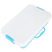 Sand Table Storage Box Children Outdoor Sandbox Tray for Kids Toys Beach Portable With Lid Abs Handheld Activities Office 1