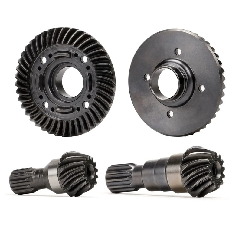 

Hardened Steel Front And Rear Differential Ring Gear Diff Pinion Gear Accessories For TRAXXAS 1/5 X-MAXX 1/6 XRT Upgrade