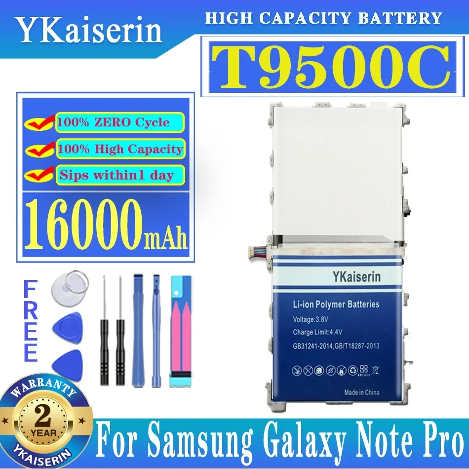 

Аккумулятор для планшета T9500E T9500C для Samsung Galaxy Note Pro 12,2 SM-P900 P901 P905 16000 мАч аккумулятор + Бесплатные инструменты
