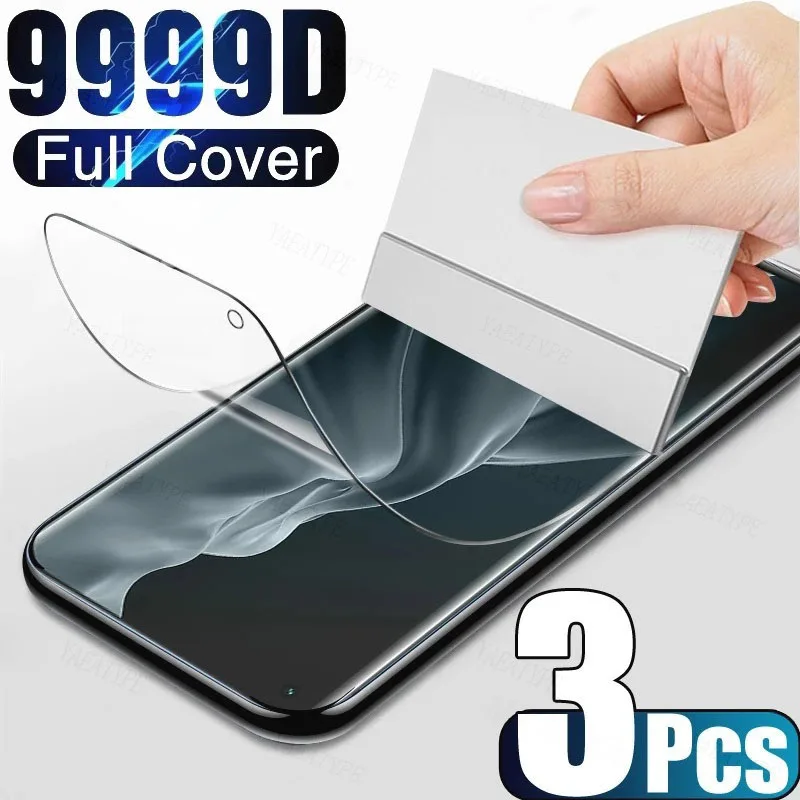Premium Hydrogel Screen Protector Set - 3 Pack