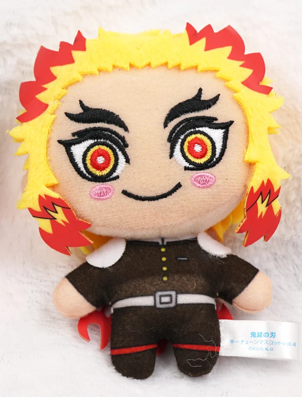 thumbnail image 1 of Demon Slayer: Kimetsu no Yaiba Anime Kamado Nezuko Rengoku Kyoujurou Tokitou Muichirou Uzui Tengen Plush Keychain Toys Gift, 1 of 5