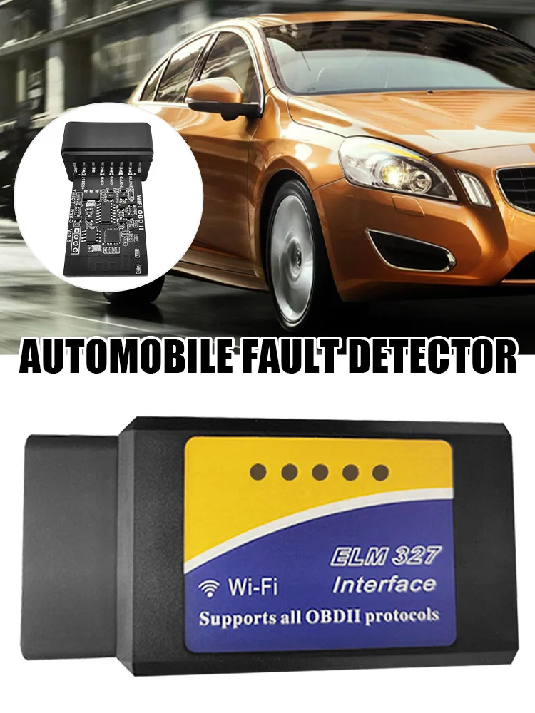 auto inspection equipment Wireless WiFi OBD2 Scanner Adapter Car Diagnostic Code Reader Scan Tool for iOS Android Windows for 1996 and Newer 12 V Vehicles Cylinder Stethoscope