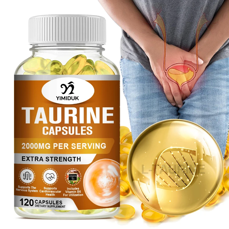 

Taurine Capsules Antioxidant Amino Acid Brain Health & Function Nervous System Health