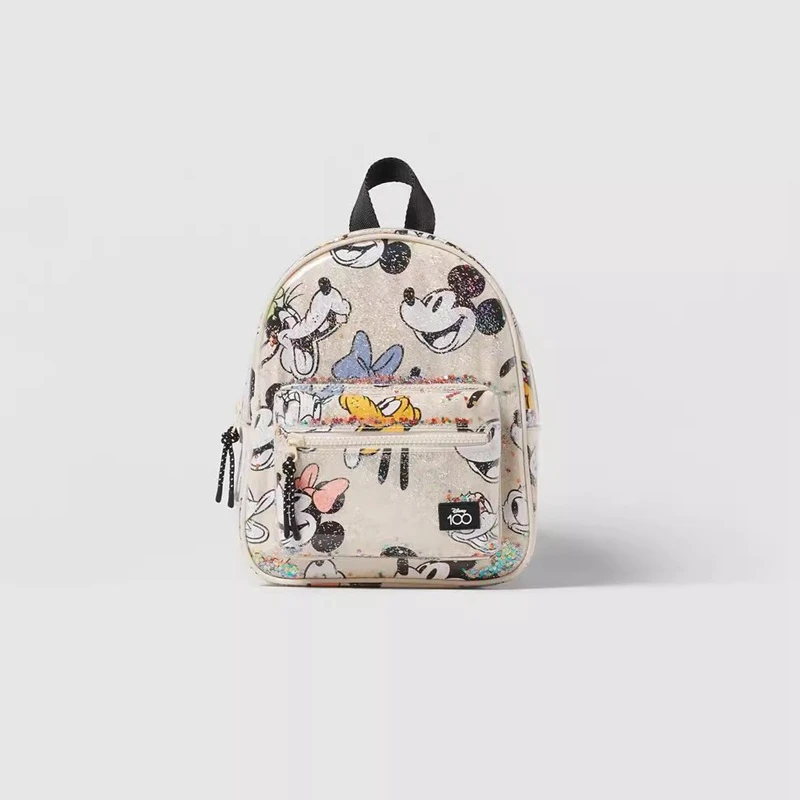 27X21X10 cm Disney cartoon Mickey Mouse  New Kids Backpack Mini Minnie Schoolbag  Girls and Boys  Cute Shoulder Bag 3