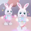 Cute Funny Rabbit Crawling Toys Electronic Dancing Rabbit Guitarist Toy For Children's Toys Early Education Enlightenment Toys 1