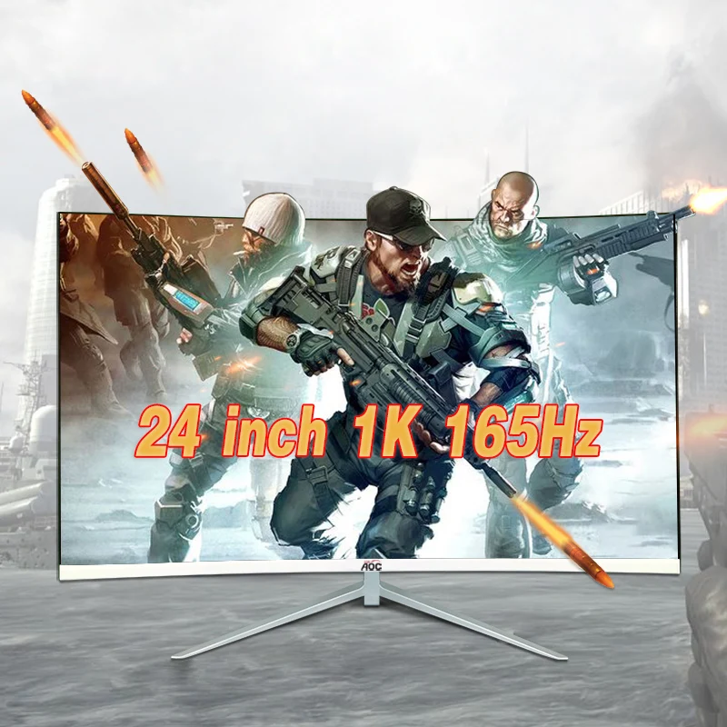 AOCSXM-ũž  ̸ӿ, 1K 24 ġ Ŀ  VA 144Hz/165Hz, 1920x1080, DP/HDMI, HD, PC,