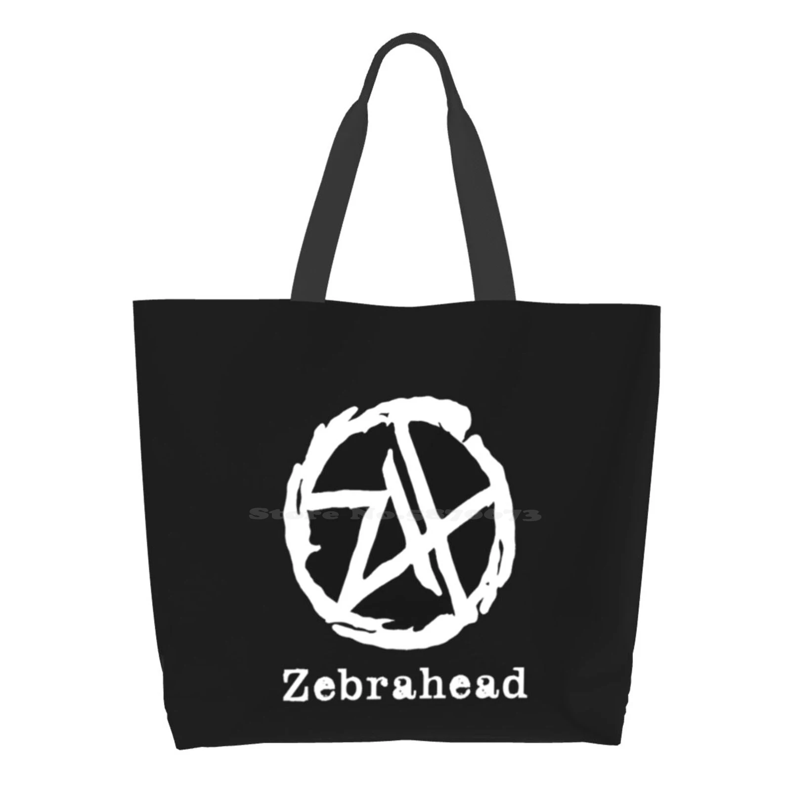 

Zebrahead-классическая панк-группа большой размер многоразовая складная сумка для покупок Zebrahead с ремешком Afi I Band Music Punk Blink 182