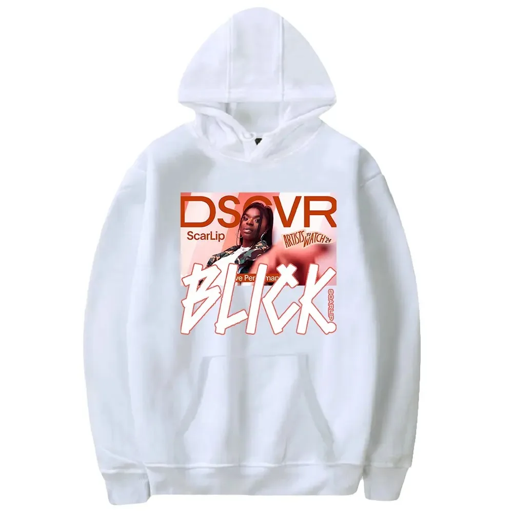 Moletom com capuz scar labial masculino e feminino, pulôver de manga comprida, moletons com capuz, streetwear casual unissex,