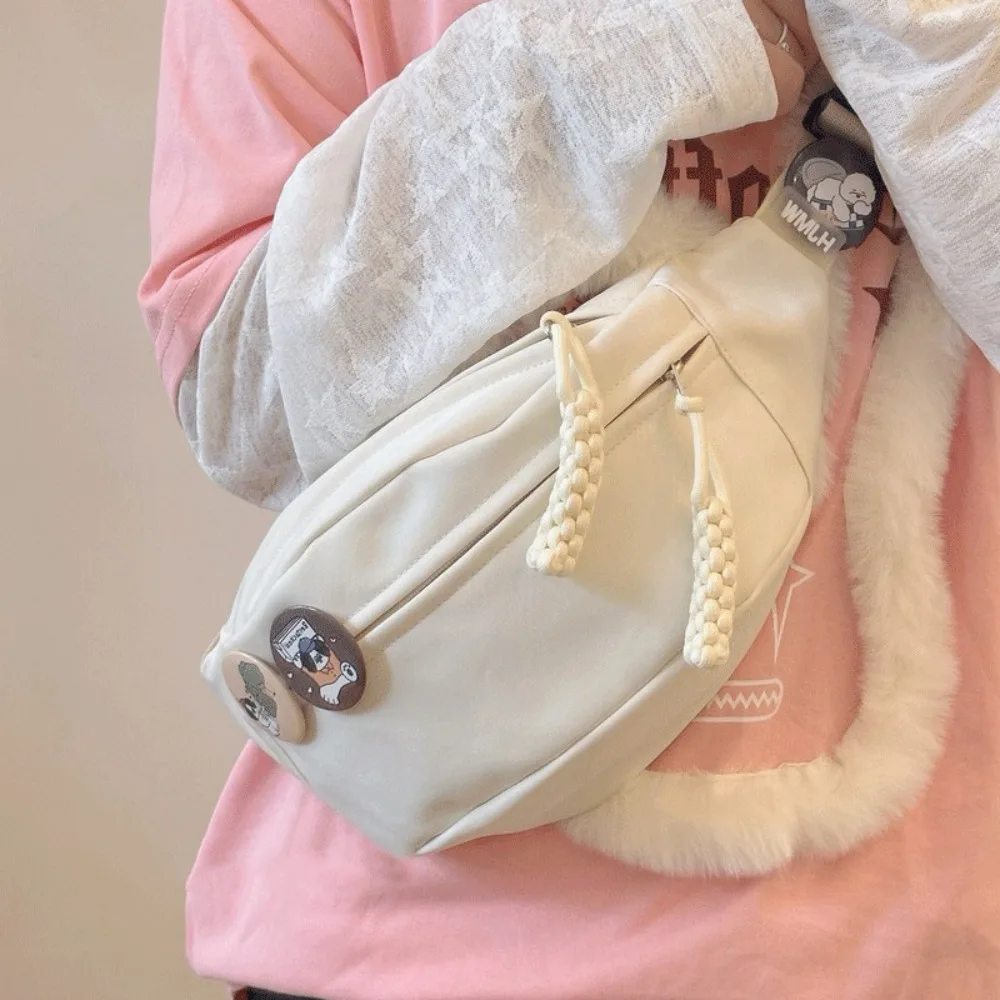 

Casual Casual Nylon Bag Solid Color Handbags Nylon Messenger Bag Nylon Street Style Small Shoulder Bags Female