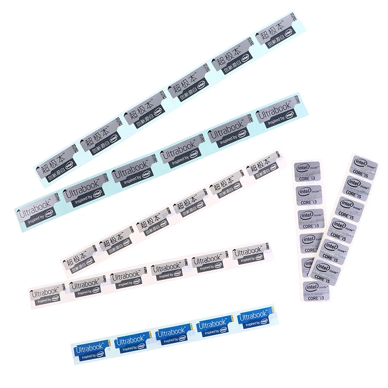 5pcs Ultrabook Performance Label Sticker Laptop Intel Core Four-generation Core I3 I5