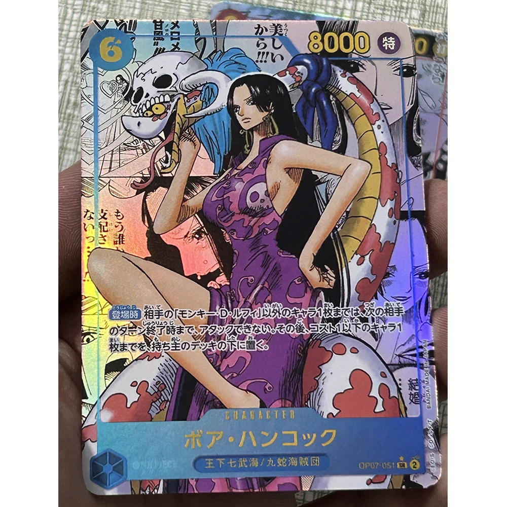 9PC/Set Anime One Piece DIY ACG Wife Card Roronoa Zoro Chopper Boy Battle Game Toys Collectible Cards Christmas Birthday Present