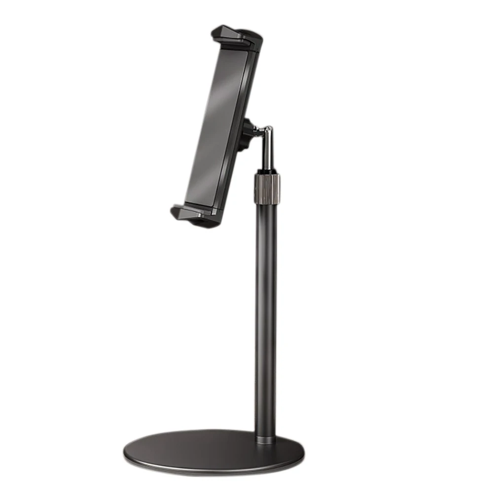 

Cell Phone Stand Angle Height Adjustable Foldable Thick Vertical Desk Holder for iPhone iPad Tablet,Black