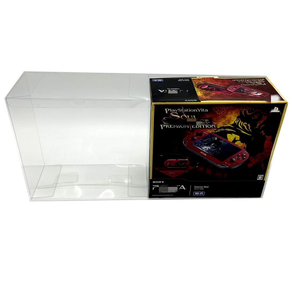

Collection Display Box For SOUL SACRIFICE/PSV1000/Sony PlayStation VITA Game Storage Transparent Boxes Shell Clear Collect Case