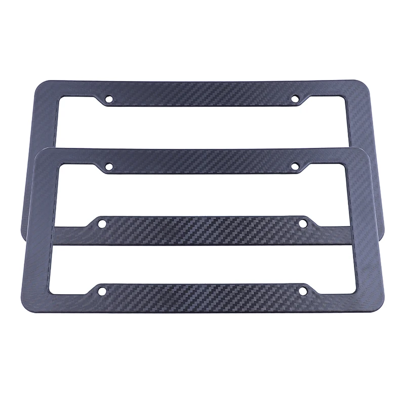 Seibon Carbon Fiber License Plate Frame (4 Hole) main image 0