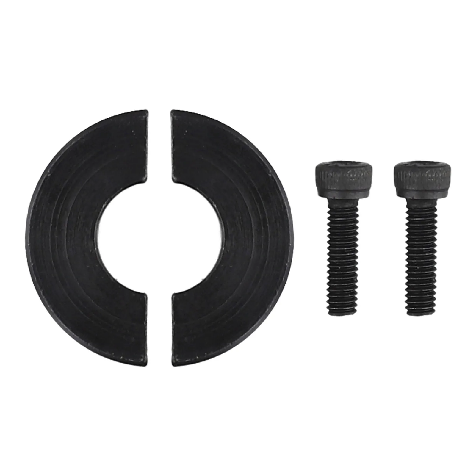 1PCS Clamp Ring Collar Double Split 6mm To 40mm Inside Diameter Shaft Collar Clamp Shaft Clamp Bearing Backstop Ring Silver