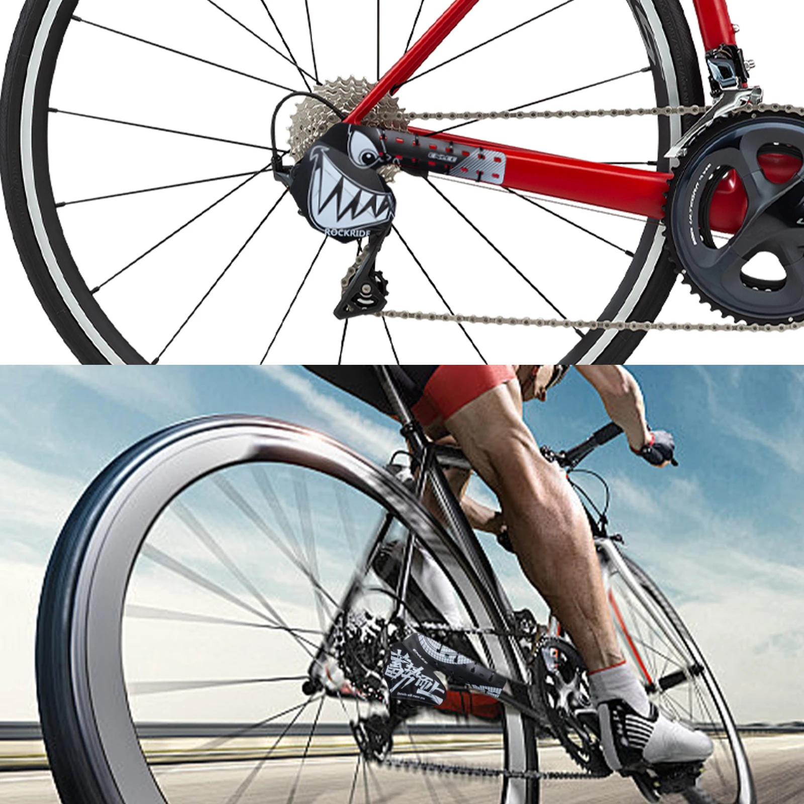 Bicycle Fender ENLEE Bike Hard Shell Fender Bicycle PP5 Rear Tire Wheel Mudguard MTB Bicycle Mud Guard Fender Cycling Part Accessories