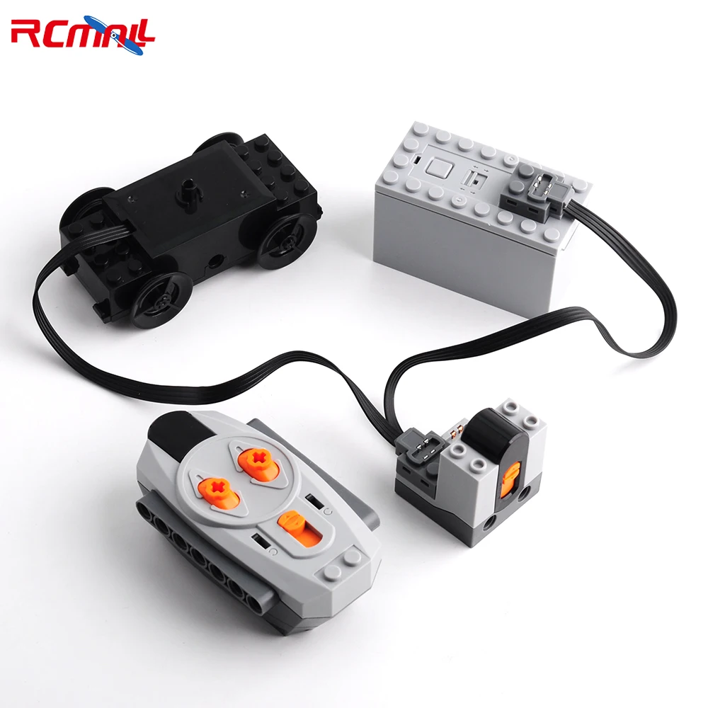Power Functions Parts Building Blocks Train Track Motor Battery Box Infrared Speed Remote Control Receiver Legoeds motor power blocks simulation building blocks