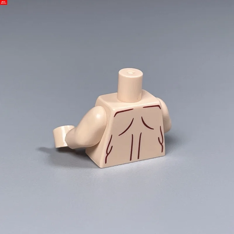 10 Stück MOC Bausteine Torso Körper Mann Muskeln Hose 4cm Figurenteil Partikel Zusammengebaute Bausteine Kinderspielzeug – Detail 6