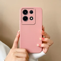 Liquid Soft Silicone Matte Shockproof Phone Case - Pretty Solid Color Design for Note 30 4G 5G (TYP000)