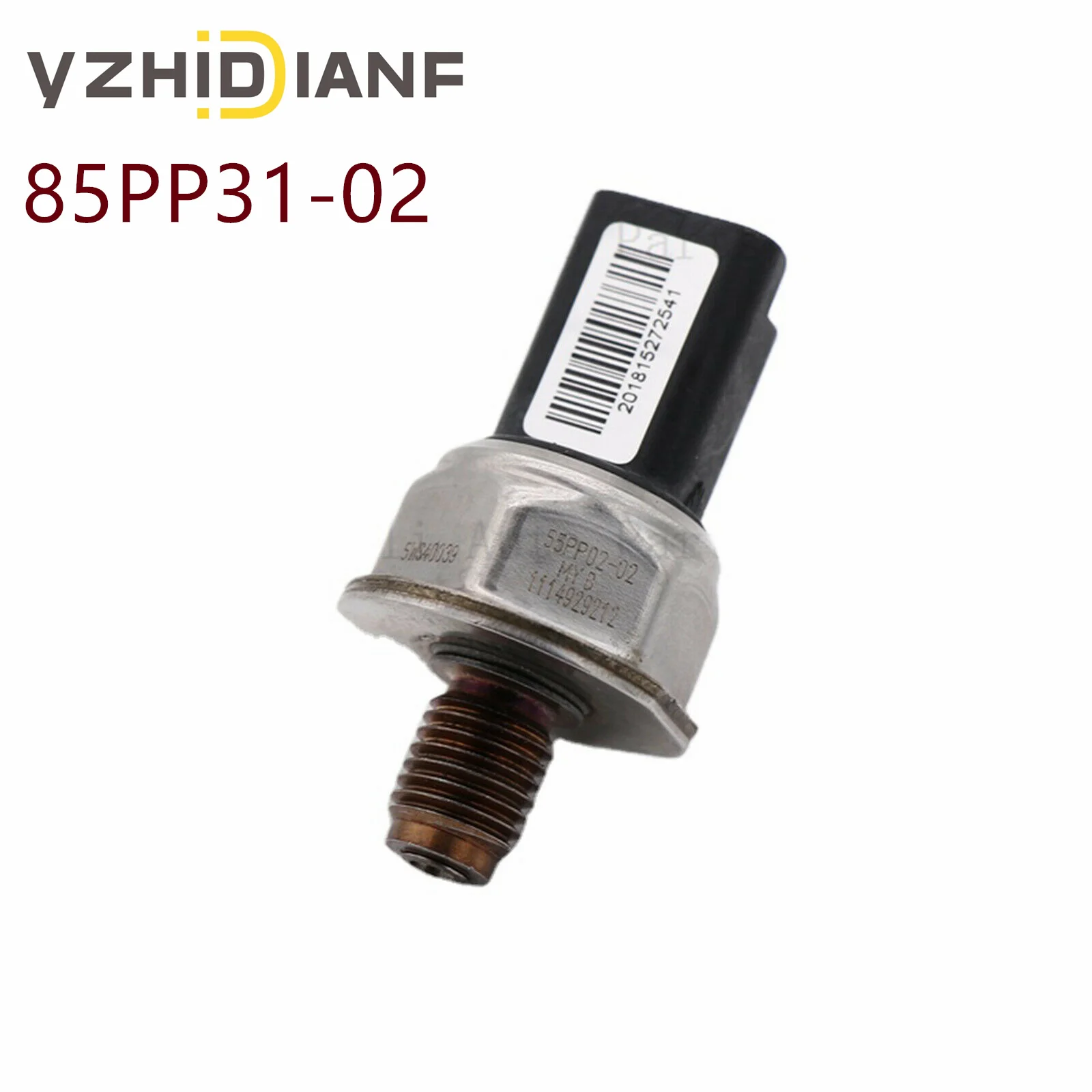 

1x CR Fuel Rail Pressure Sensor 55PP02-02 5WS40039 For Peugeot- 307 2.0 HDI 16V For Ford- Focus- C-MAX S-Max 1.8 2.0 TDCI