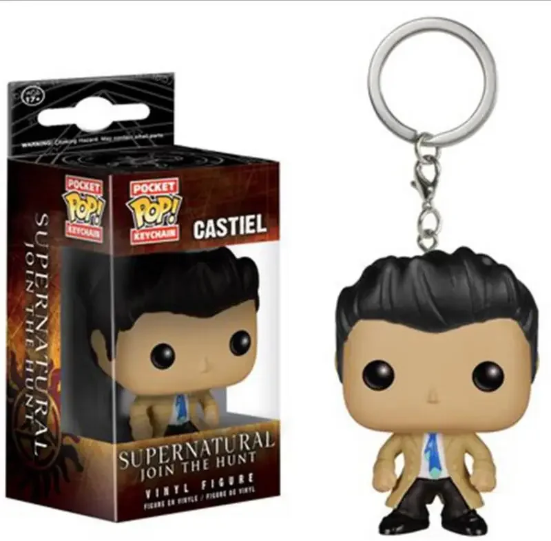 FUNKO POP Supernatural Join the Hunt Dean & Castiel Sam KEYCHAIN