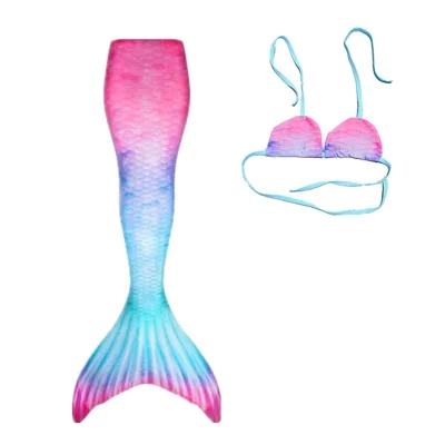 Girls Swimsuit Kids Adult Swimming Mermaid tail Girl Mom Cosplay Mermaid Costume Children Party Gift Fantasy Swimsuit With Monofin Fin