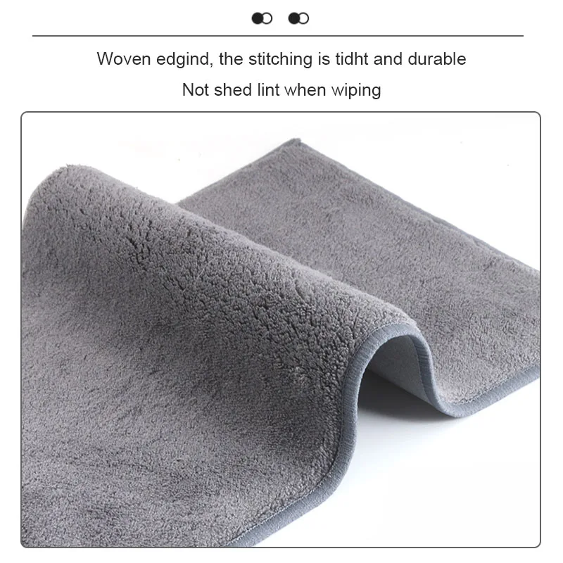 Luxurious Car Emblem Suede Microfiber Cleaning Towel