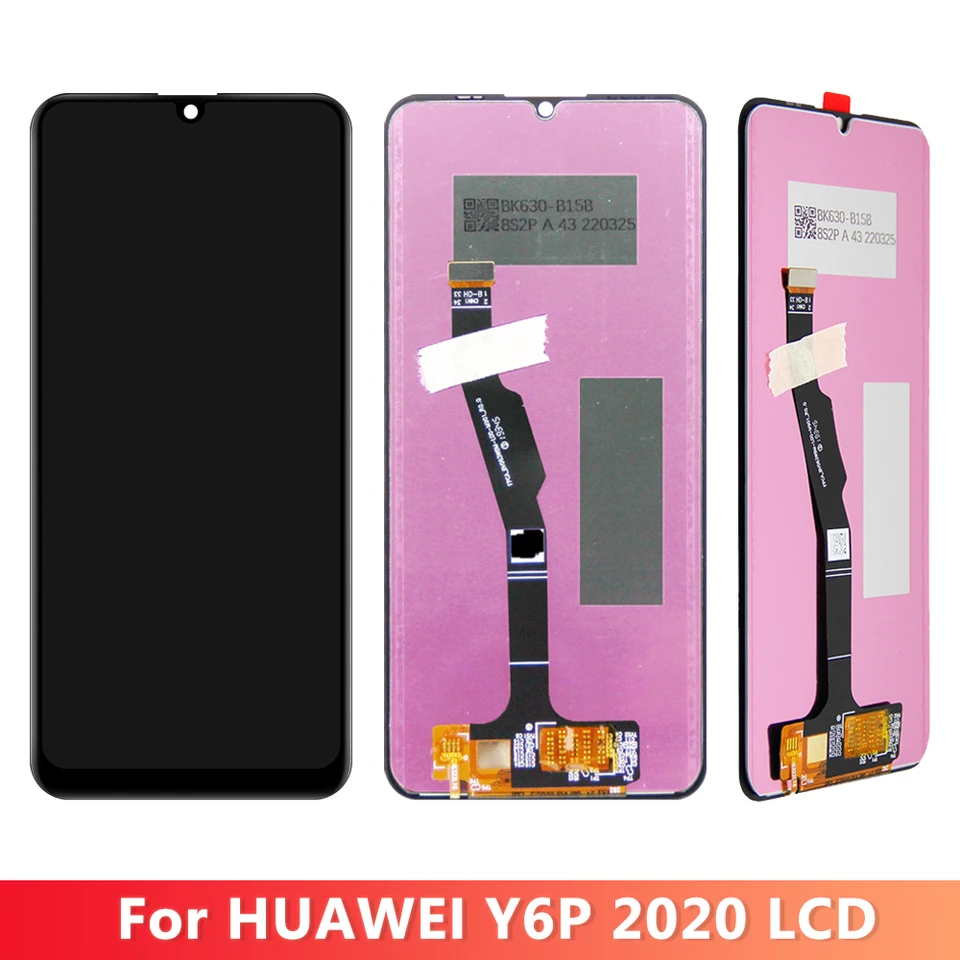 Écran LCD De Rechange Pour Huawei Y6p MED-LX9/N Avec Cadre - Kit Réparation Inclus