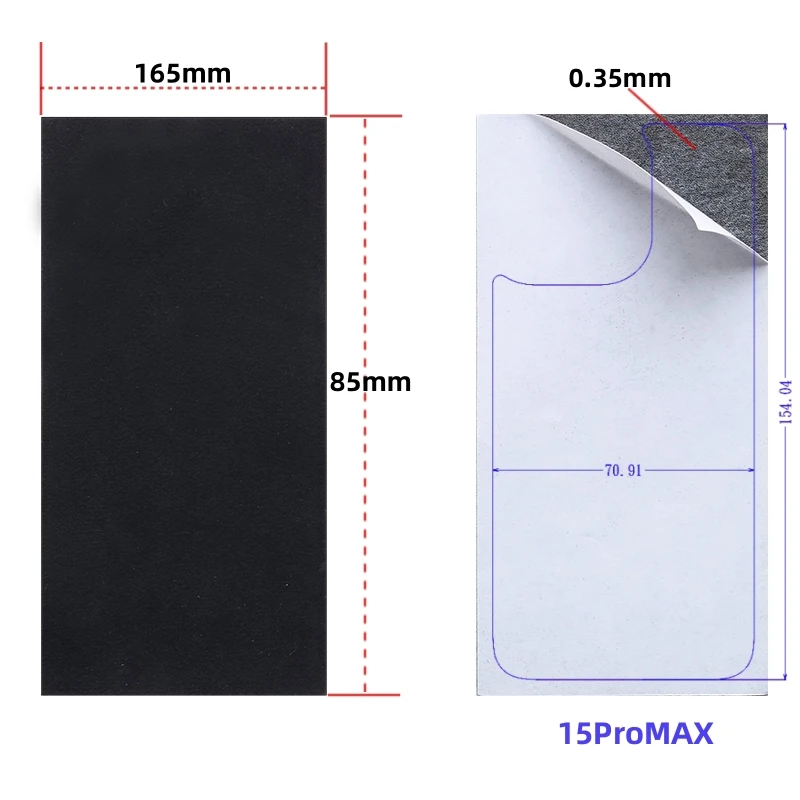 5Pack Blank Groove Sublimation Case For iphone 15 Pro Max Plus 14 13 12 Insert Phone Cover With Microfiber Glue Adhsive Inner