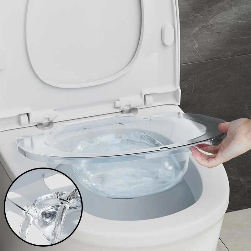 Toilet Sitz Bath Basin Home Toilet Bidet Female Private Parts Special Washing Buttocks Free Squatting Basin Pregnant Women Maternity Confinement Basin