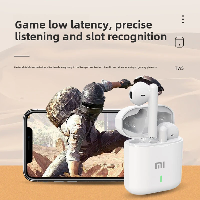 Original Xiaomi V77 Bluetooth Headset Wireless Earphones Bluetooth Headphones True Stereo Sport Game Earbuds With Mic, Alina Gadgets