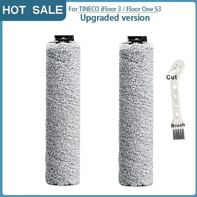 Cordless Floor Washer Replacement Roller Brush and HEPA Filter Accessories