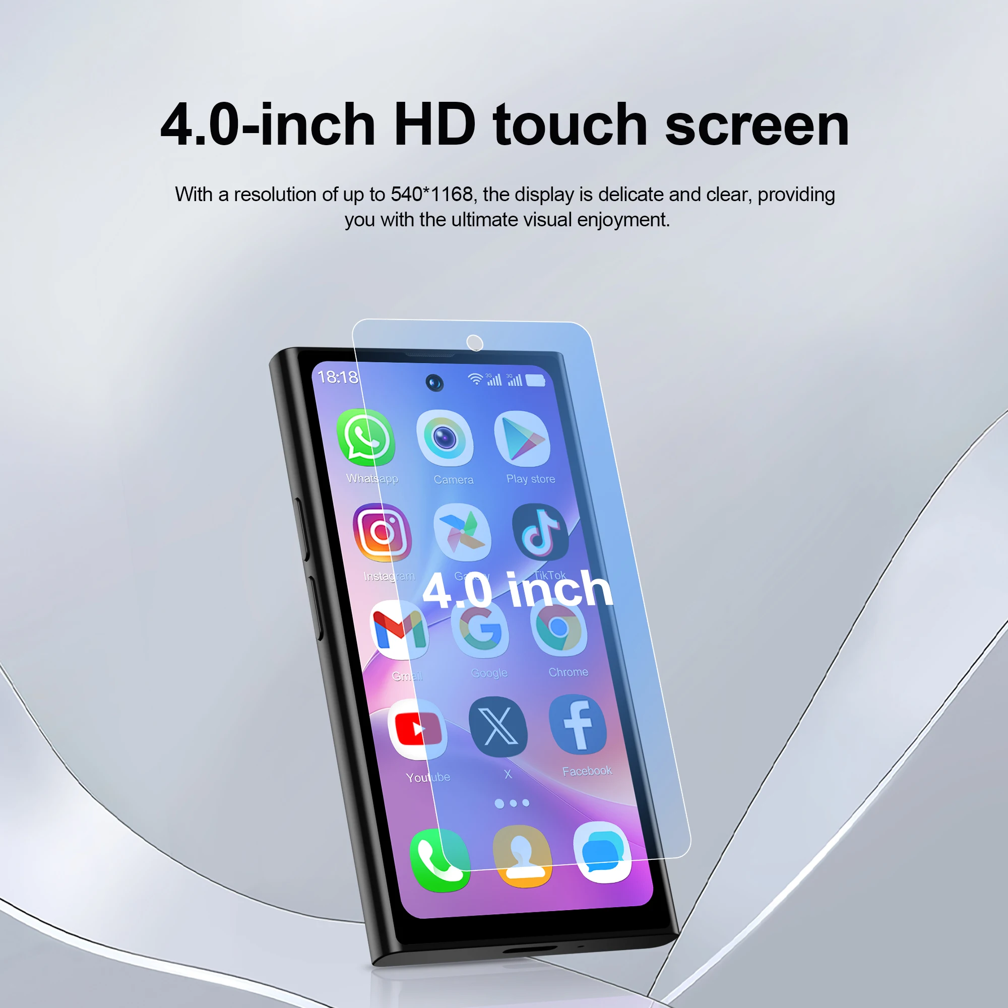 SERVO S27 MINI Small Smartphone 4G LTE Android 12.0 OS 3GB+64GB APP Store GPS 4.0" Full Screen Pocket Smart Phones 2 SIM Standby