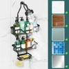 Shower Caddy Organizer Hanging Shower Organizer Multi-Function Shower Organizer Rack 3-Tier with Hooks for Soap Shower Sponge 3
