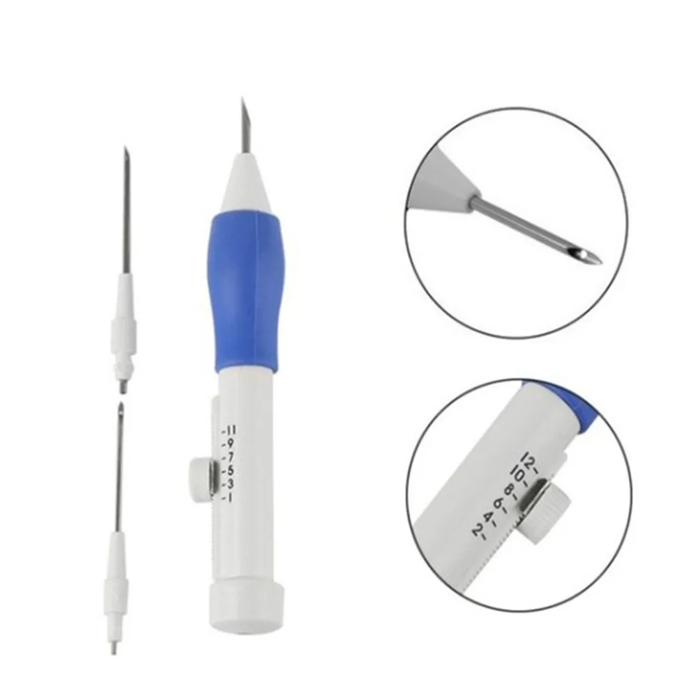 Punch Set Tool Magic Accessories Embroidery #R5 Crafts Pen DIY Needle Interchangeable Sewing 