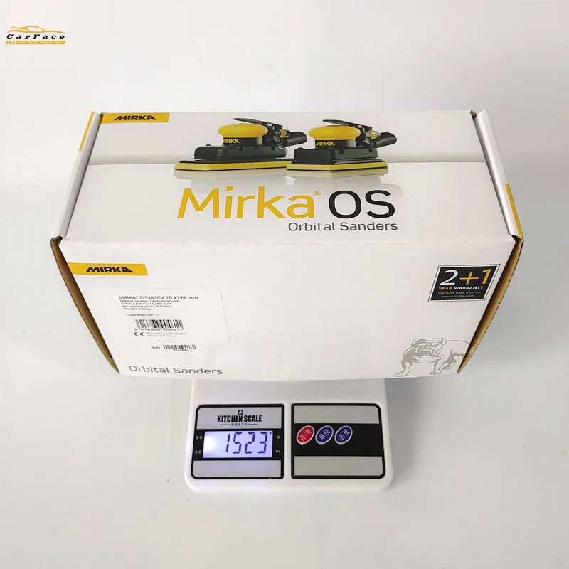 Mrika70*198mm Sandpaper Machine Rectangular Pneumatic Dry Grinder Automobile Spray Paint Putty Grinder