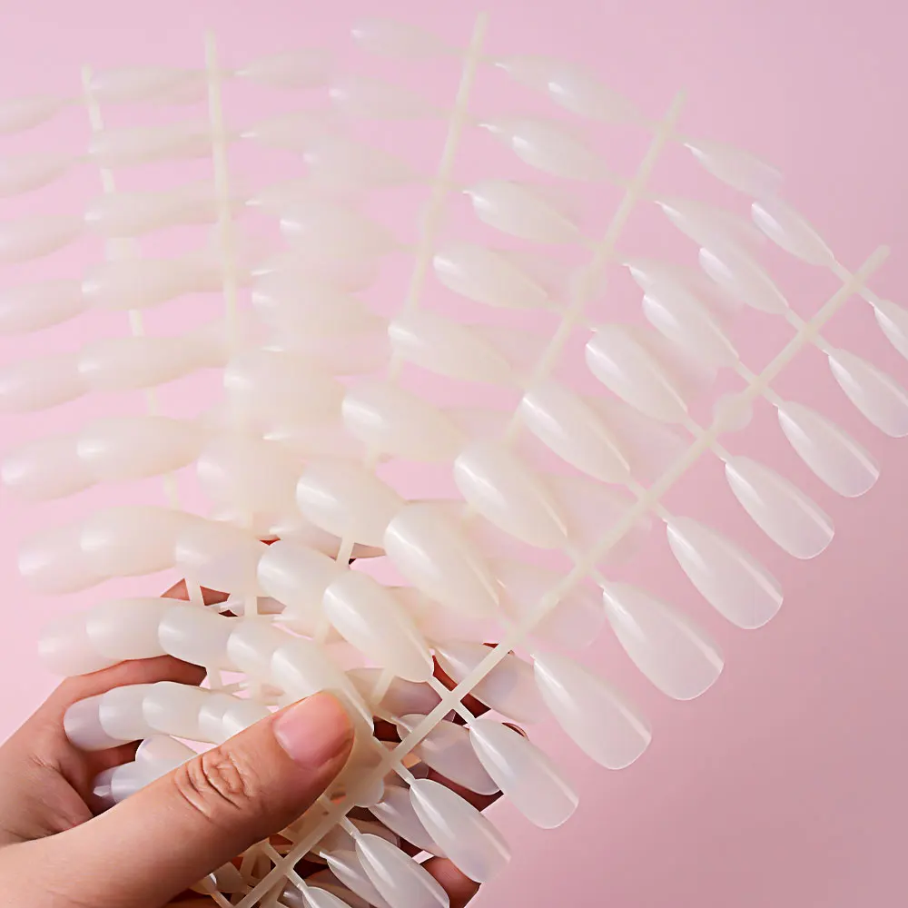 여성용 유광 인조 손가락 매니큐어, 재사용 가능한 가짜 손톱, 네일 프레스, 레드 화이트,  td, 120 개