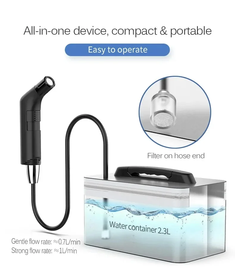 Portable Handheld Electric Body Cleaner for Personal Hygiene