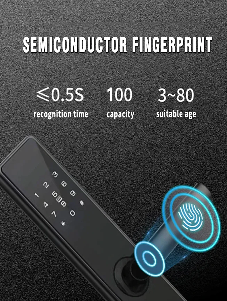 Tuya WIFI Smart Door Lock