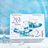 1Roll Adhesives Water Tape Shape Series PET Wave Supplies Ripple Decoration Handbook PET Transparent Scrapbook 60mm*2m 4