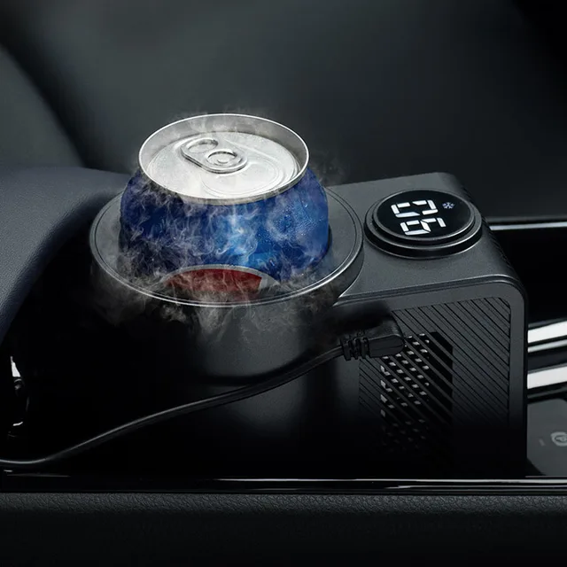 Smart Cup Cooler And Warmer Per Auto - 2-in-1, Display Touch, Raffredda E Riscalda Bevande - Foto 7