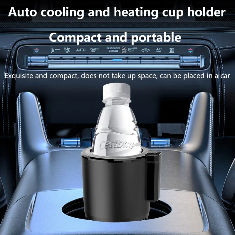 Car Heating Cooling Cup 12V and 24V 36W 2-in-1 Smart Mug Holder