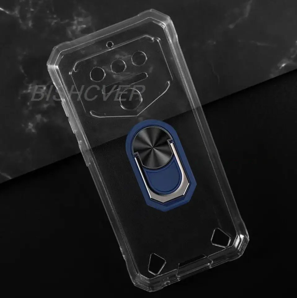 Custodia Oukitel WP23 + Vetro Temperato – Cover Morbida Silicone TPU Antiurto, Nero